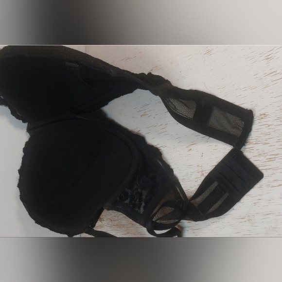 Smart and Sexy Black Lace Balconette Bra Size 42DD Adjustable Convertible Straps - Picture 11 of 11